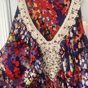 Soft comfy stretchy gorgeous spring  summer maxi dress beaded detail amazing